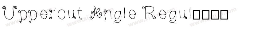 Uppercut Angle Regul字体转换